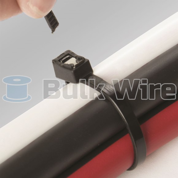 Picture of Ancor UV Black 8", 11", 14" Self Cutting Cable Ties