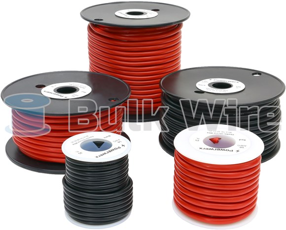 Picture of Silicone Wire (Gauge: 06, Length: 50 ft., Color: Red)