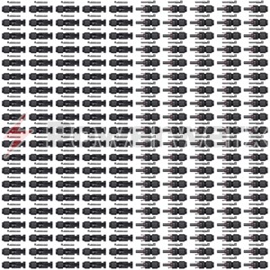 Picture of 100 Pairs MC4 Male/Female Solar Panel Cable Connectors