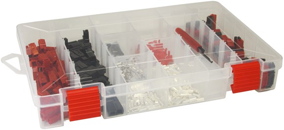 Picture of 301 Piece Assorted 15/30/45A Anderson Powerpole Case with Insertion / Removal Tool by Powerwerx