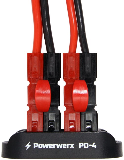 Picture of 4 Position Power Distribution Block for 15/30/45A Powerpole Connectors