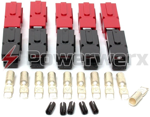 Picture of 75 Amp Red/Black Anderson Powerpole Connectors