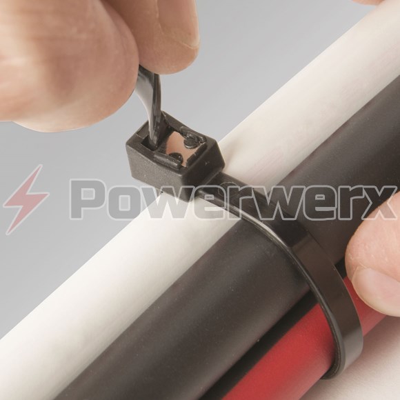 Picture of Ancor UV Black 8", 11", 14" Self Cutting Cable Ties