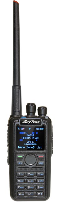 Picture of Anytone AT-D878UV Digital DMR Dual-band Handheld Commercial Radio with Roaming and GPS