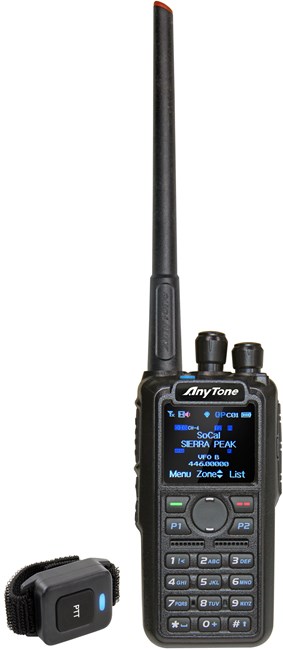 Picture of Anytone AT-D878UV Plus Digital DMR Dual-band Handheld Commercial Radio with GPS and Bluetooth