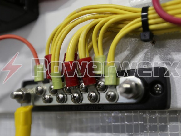 Picture of Blue Sea 2300 Common 150A BusBar 10 Gang with Cover