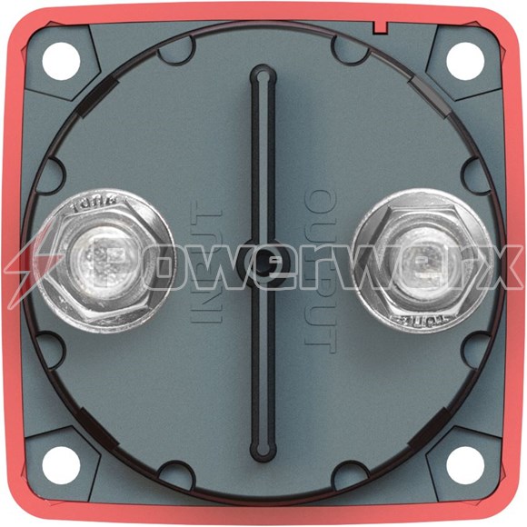 Picture of Blue Sea 6006 m-Series Mini Battery Switch Single Circuit On Off Red