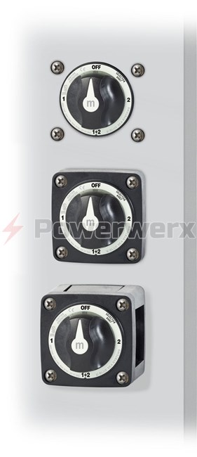 Picture of Blue Sea 6007200 m-Series Mini Selector Dual Battery Switch Black