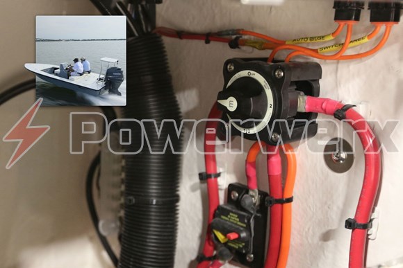 Picture of Blue Sea 6007200 m-Series Mini Selector Dual Battery Switch Black