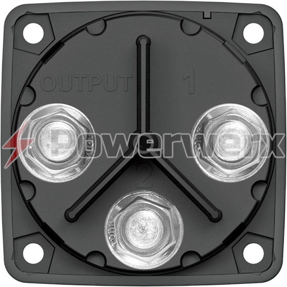 Picture of Blue Sea 6007200 m-Series Mini Selector Dual Battery Switch Black