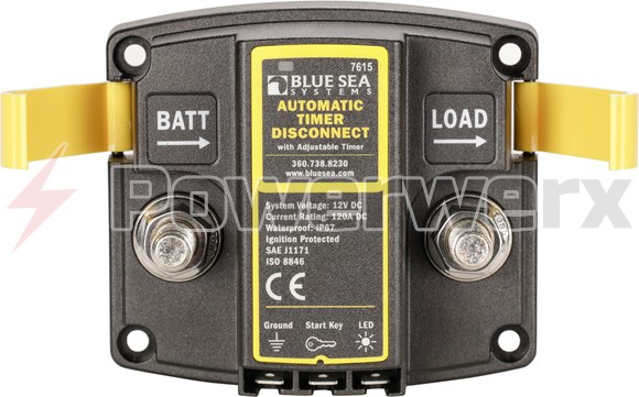Picture of Blue Sea 7615 DC Timer with Low Voltage Disconnect Battery Guard