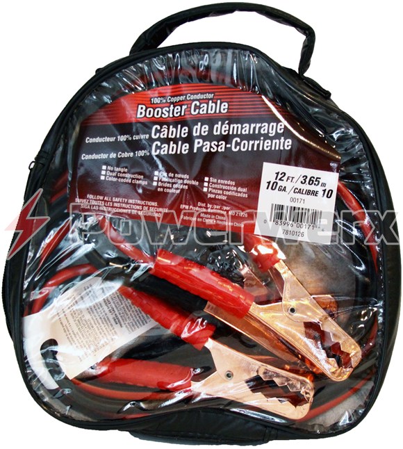 Picture of Jumper/Booster Cable for PWC & ATV, 10GA cable 12ft. in length