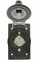 Picture of Marinco Manual AC Receptacle Inlet 120VAC,15A, Water Tight, Black Color