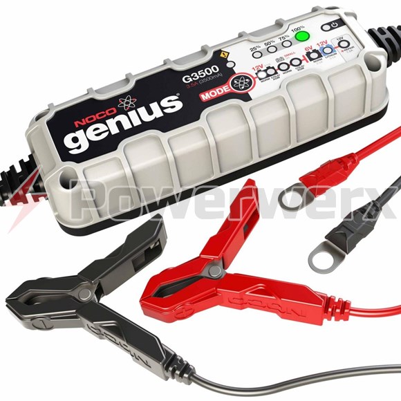Picture of NOCO Genius G3500 6V/12V 3.5 Amp Smart Battery Charger and Maintainer