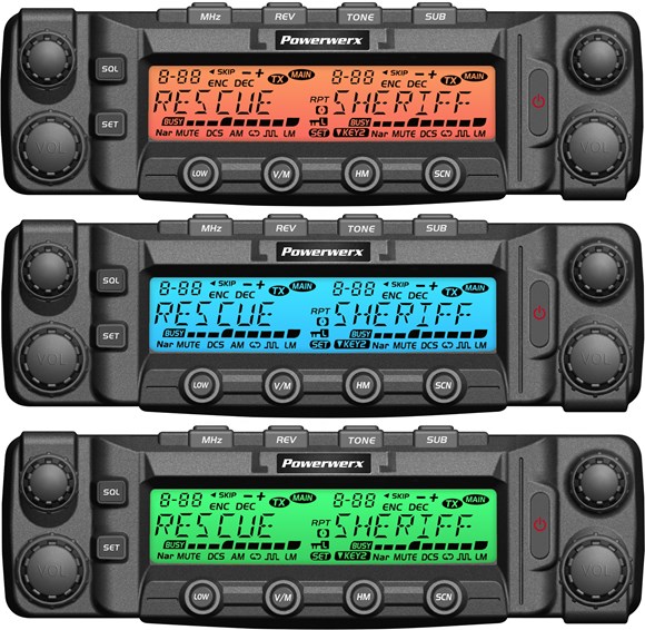 Picture of Powerwerx DB-750X Dual Band VHF/UHF 750 Channel Commercial Mobile Radio