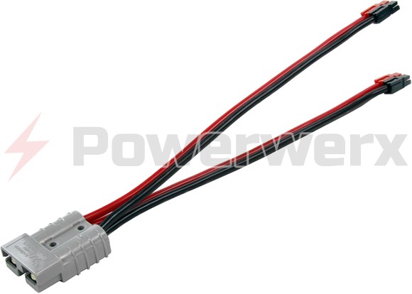 Picture of Powerwerx SB50 Gray to Dual PP45 Adapter Cable