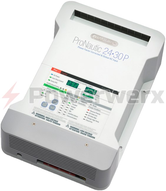 Picture of ProMariner 63180 ProNautic 2340P 3 Bank Battery Charger 24V DC 30A