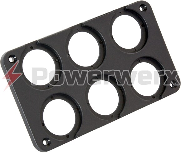 Picture of Six Hole Panel Mounting Plate