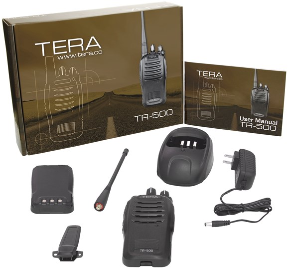 Picture of TERA TR-500 Dual Band VHF/UHF 16 Channel Handheld Commercial Radio