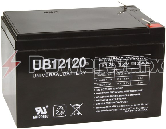 Picture of UPG UB12120 D5775 12V 12Ah F2 Terminal Sealed Lead Acid (SLA) Battery