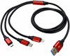 Picture of USB3in1 Adaptor Cable, USB input to Apple Lightning, USB Type C and USB Micro