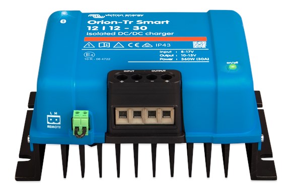 Picture of Victron Energy ORI121236120 Orion-Tr Smart 12/12-30A (360W) Isolated DC-DC charger